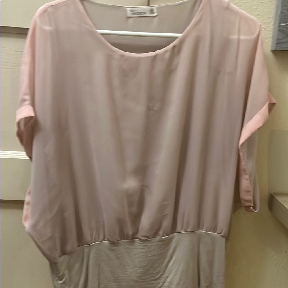 89th & Madison Pink Dolman Sleeve Blouse